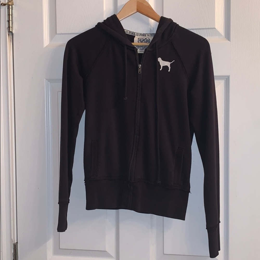 Victoria’s Secret Pink Zip Up Hoodie Sweatshirt
